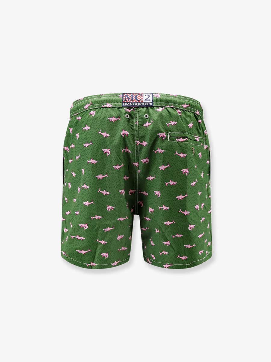 MC2 SAINT BARTH Recycled material swim trunks, view 2