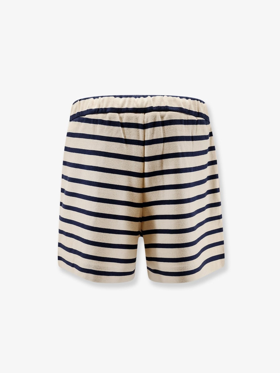 Moncler Cotton shorts with striped pattern, view 2