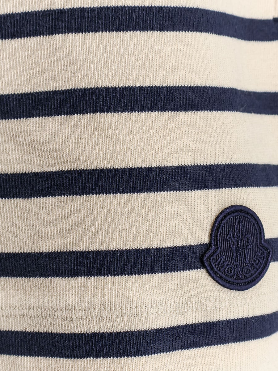 Moncler Cotton shorts with striped pattern, view 3