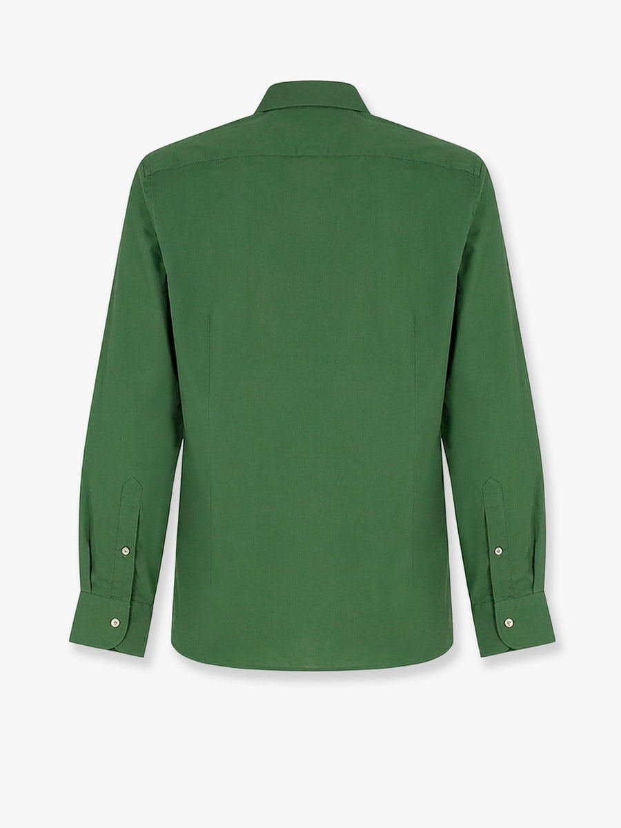 MC2 SAINT BARTH Ice cotton shirt with embroidered logo on the front, view 2