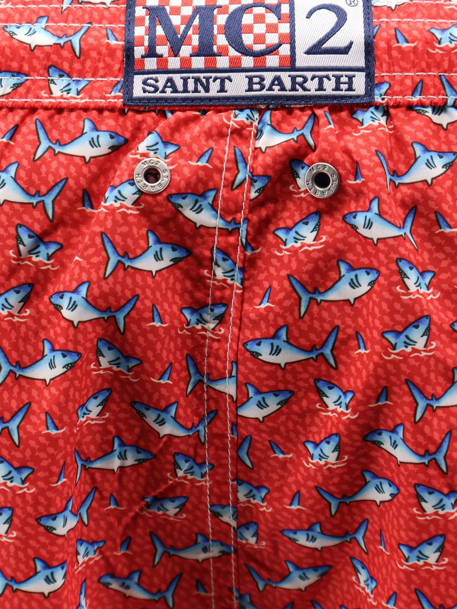 MC2 SAINT BARTH Recycled polyester swim trunks, view 3