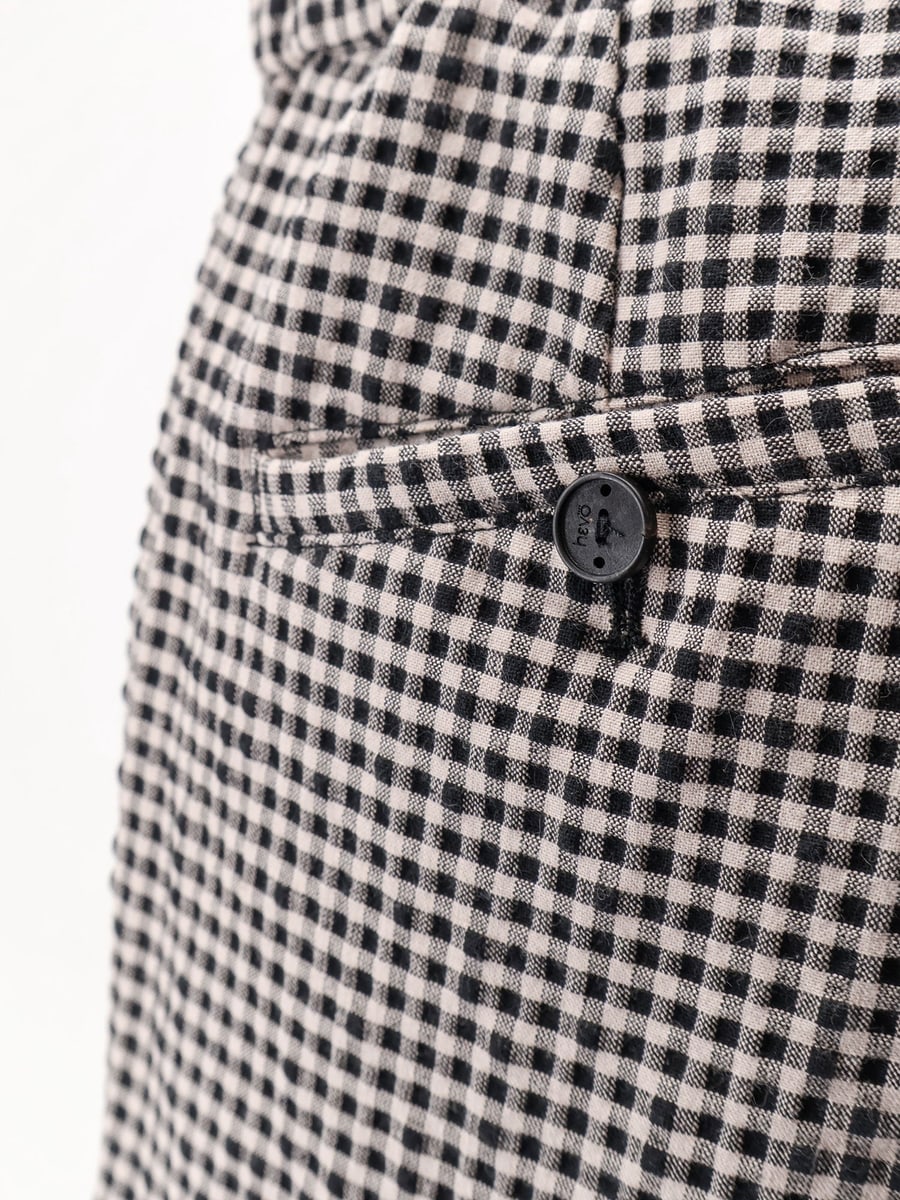 HEVO Torre Lapillo checked shorts, view 3