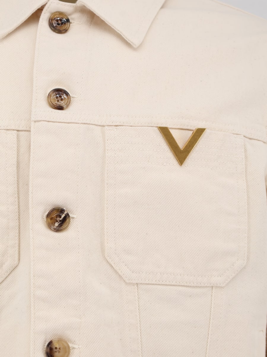 VALENTINO White denim jacket, view 5