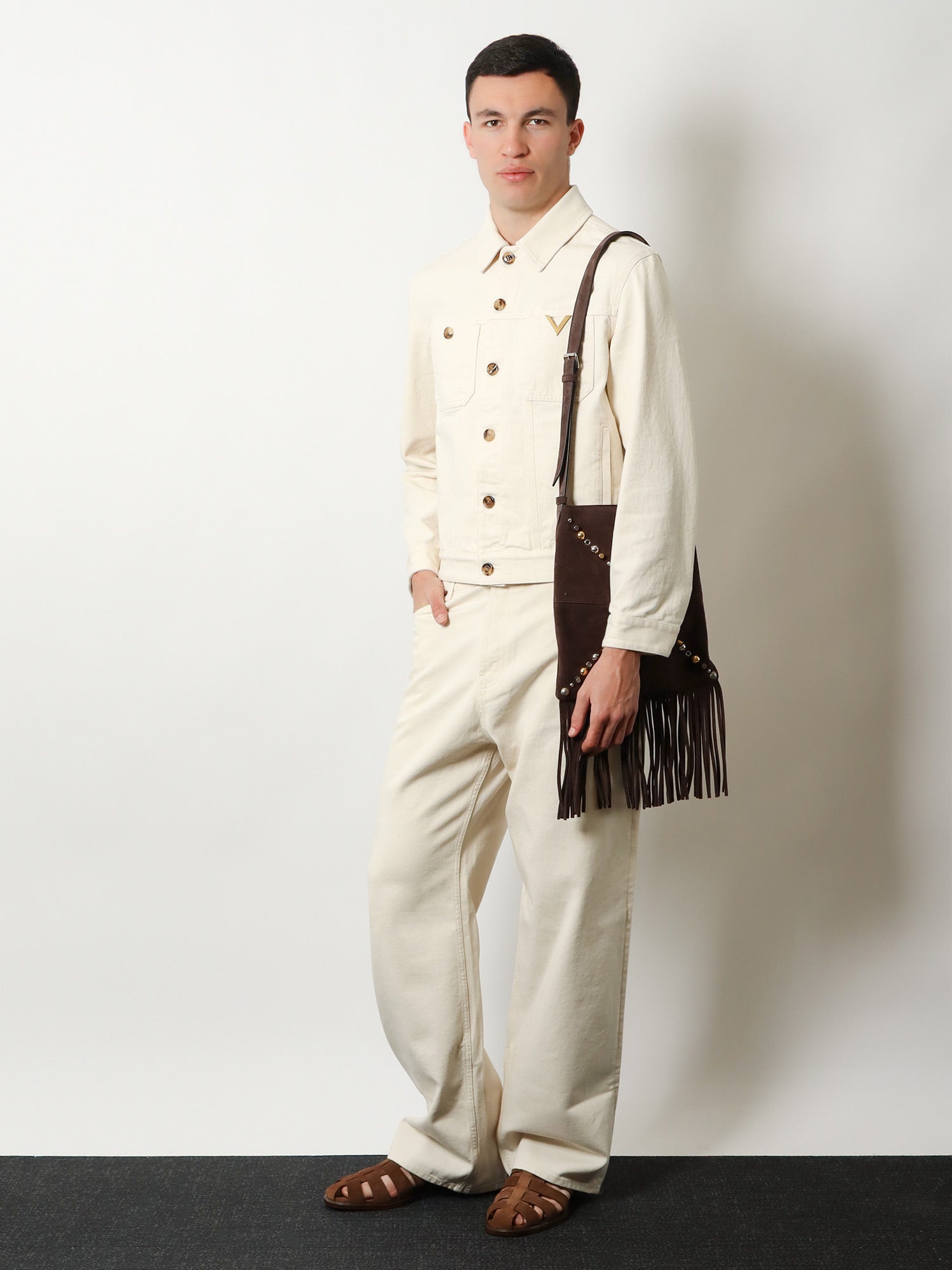 VALENTINO White denim jacket, view 2