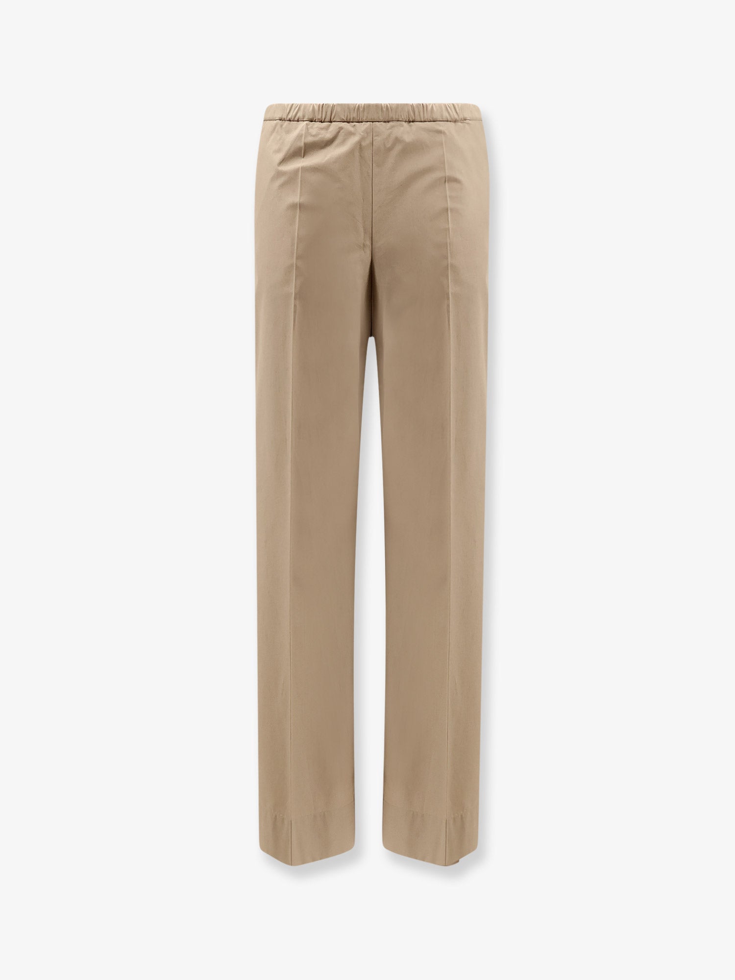 Moncler Cotton trousers with logo patch