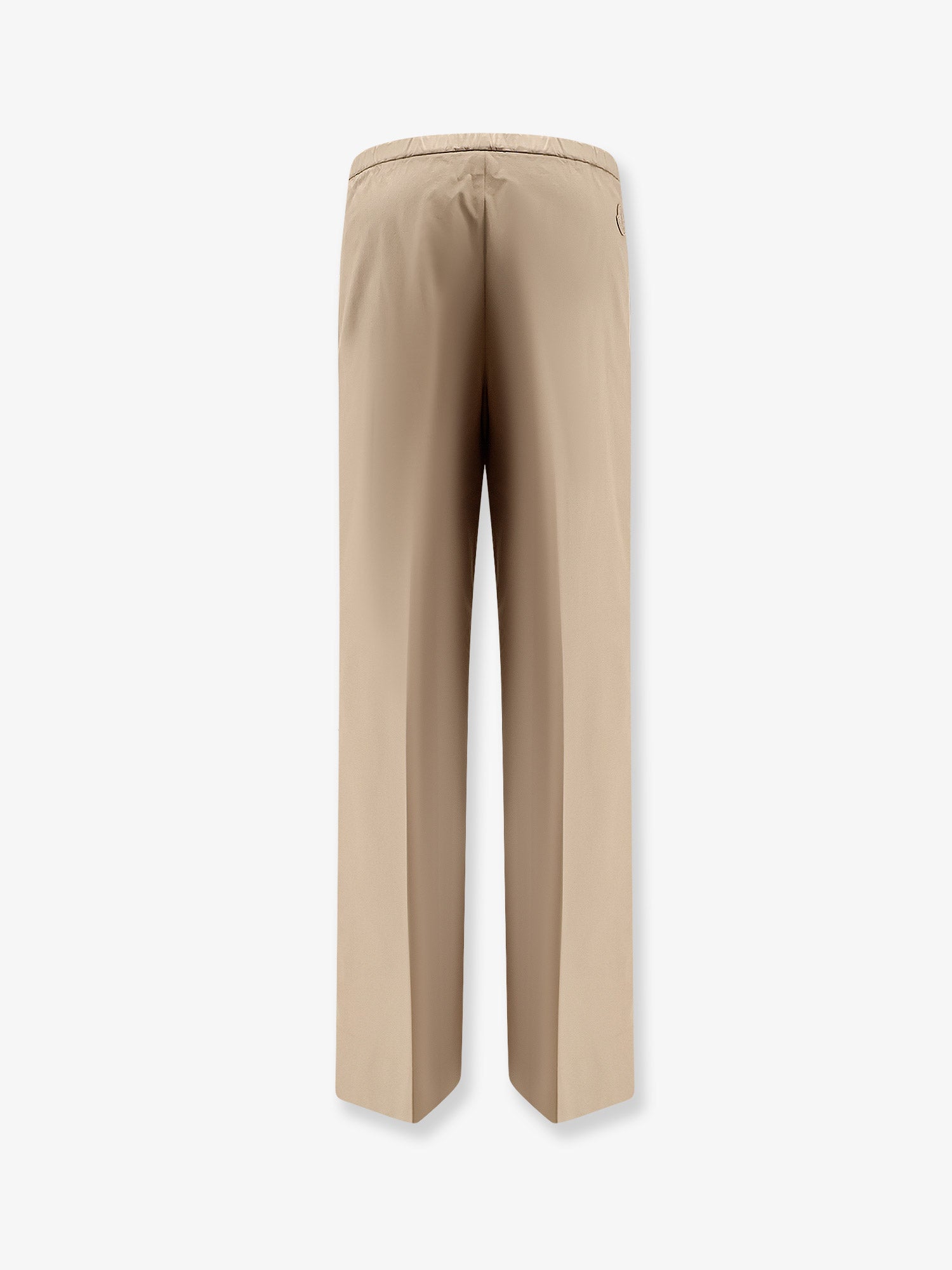 Moncler Cotton trousers with logo patch, view 2