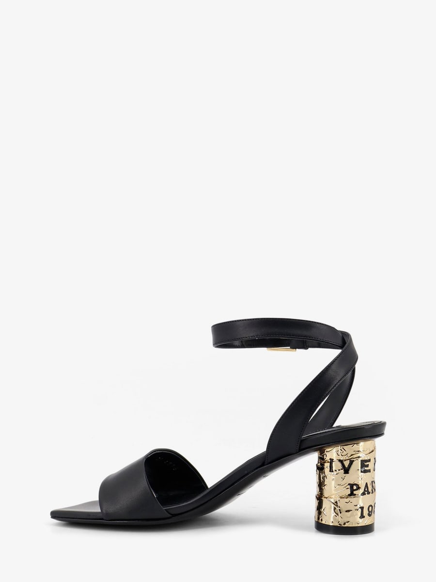 Givenchy Tape leather heeled sandals, view 3