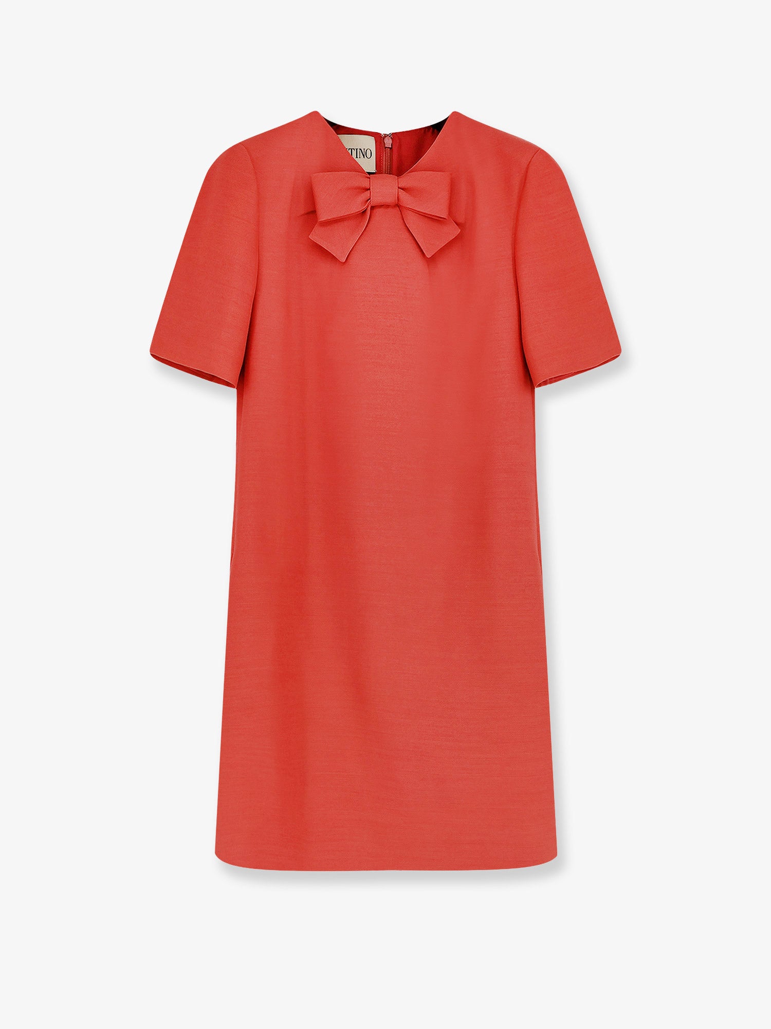VALENTINO Wool and silk blend short dress