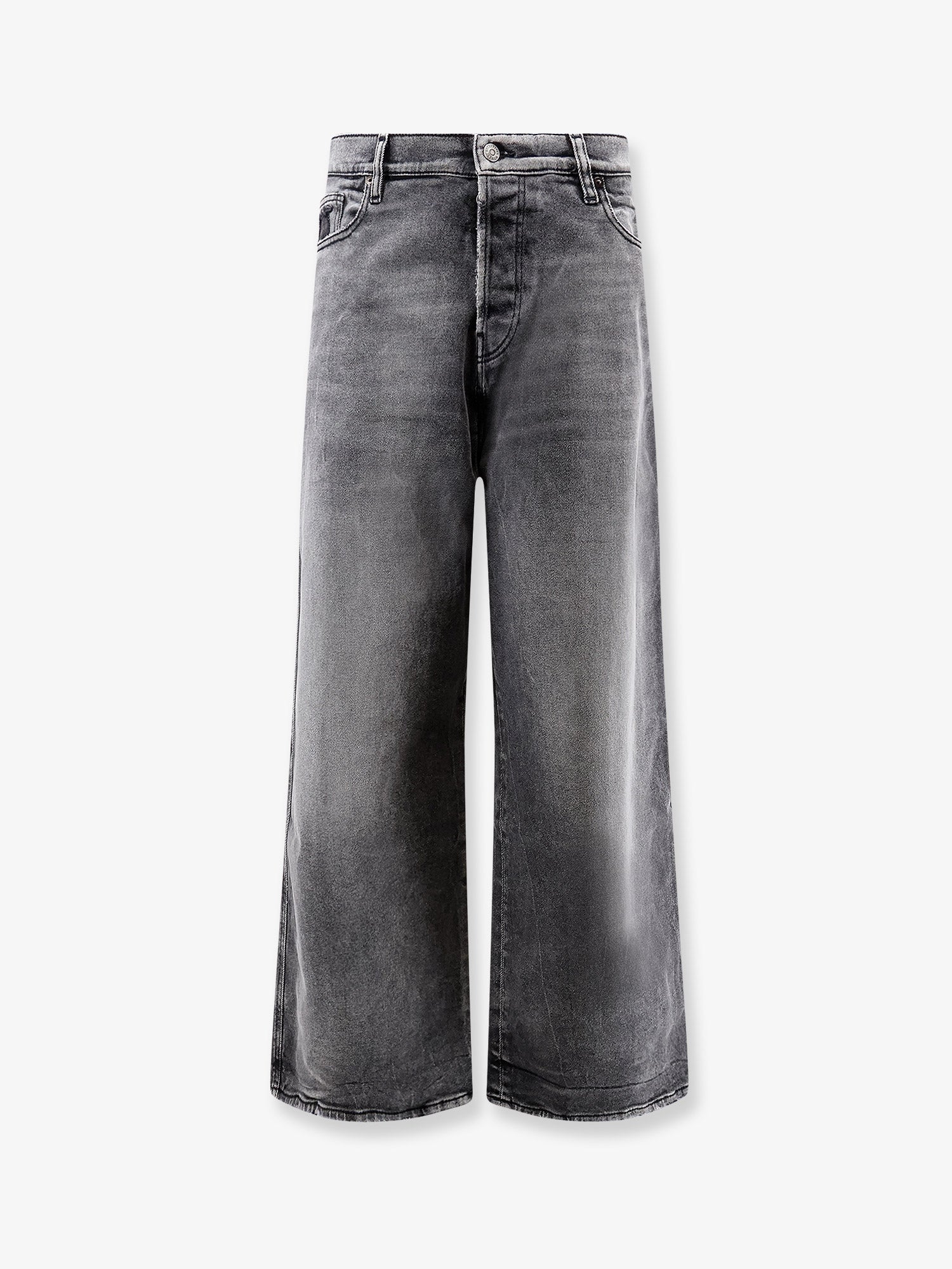 NUMERI 123456789 Grey denim trousers