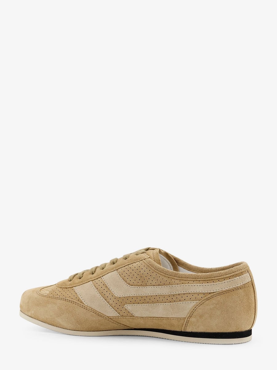 Tom Ford Brook suede sneakers with engraved logo on the side, view 3