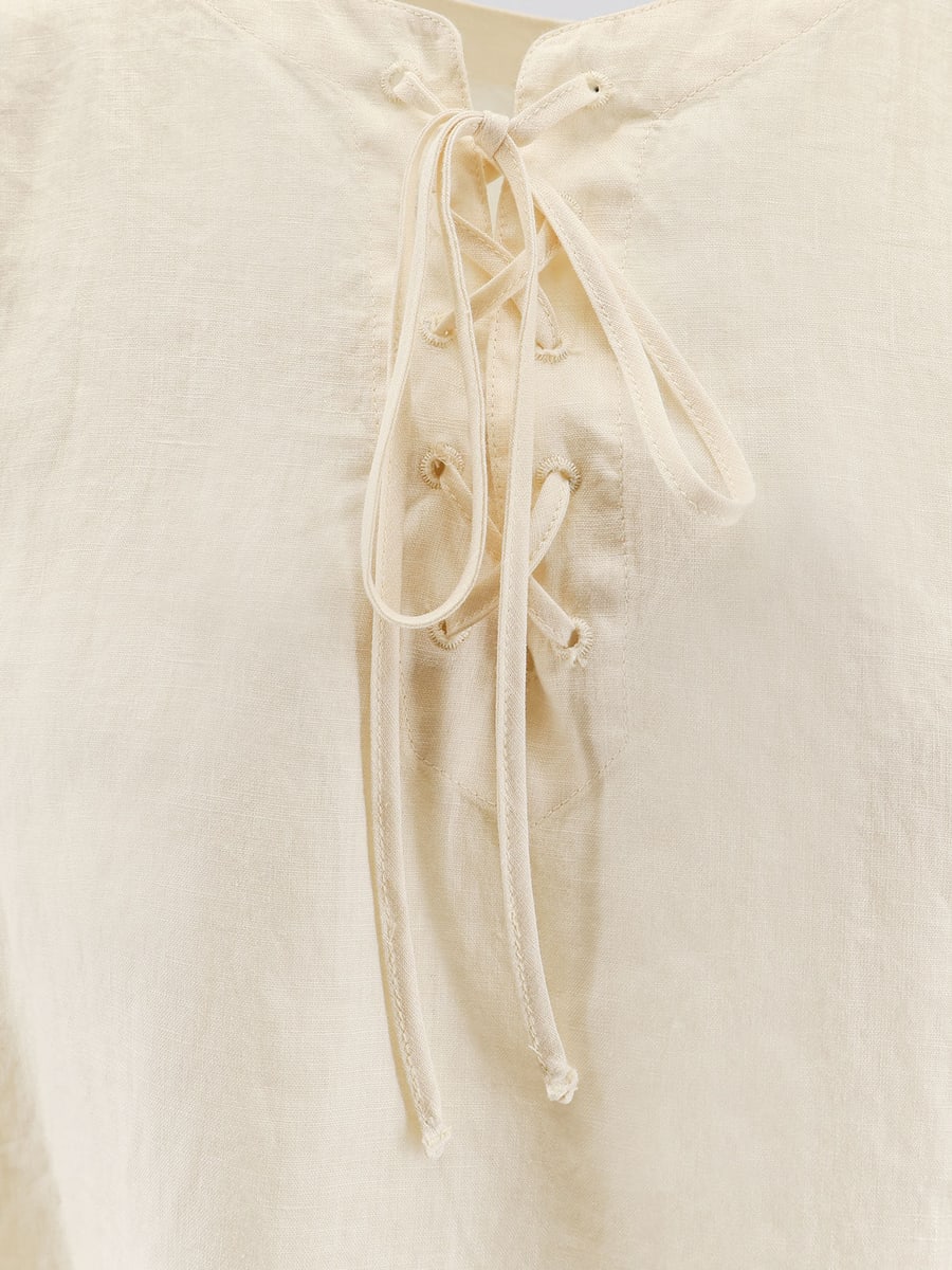 ASPESI "Vissuto" linen shirt, view 3