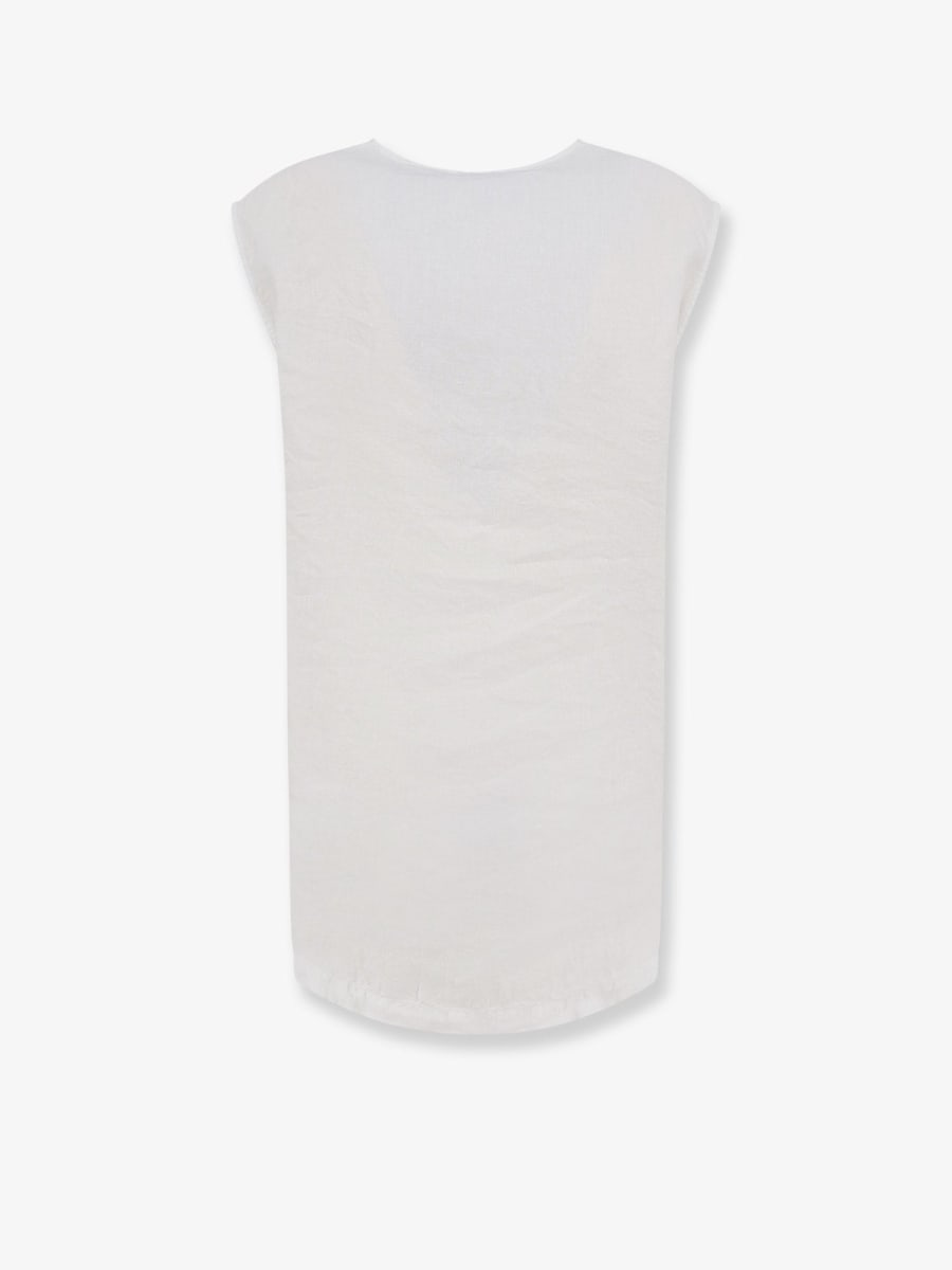 ASPESI "Vissuto" oversize linen top, view 2