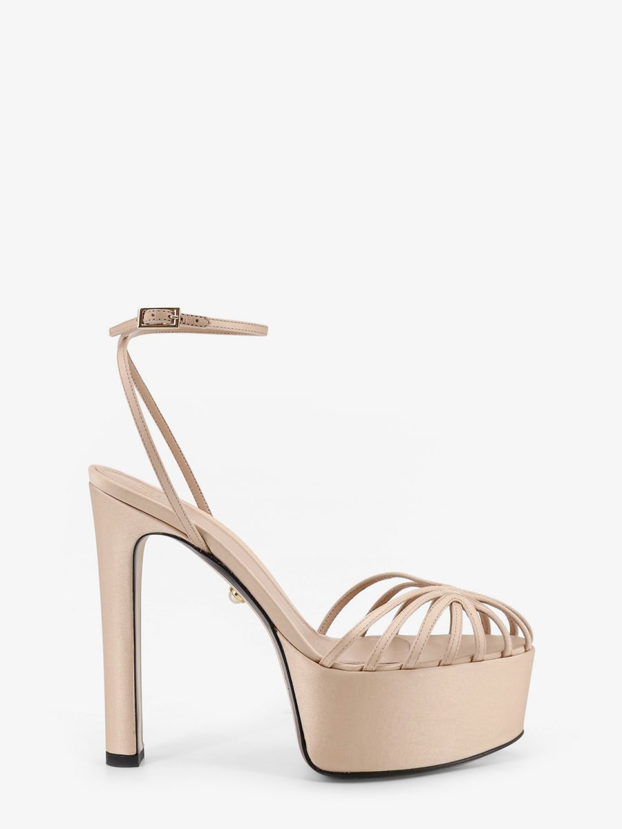ALEVI' Eva satin sandals