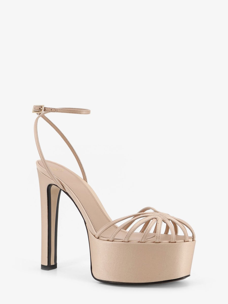 ALEVI' Eva satin sandals, view 2