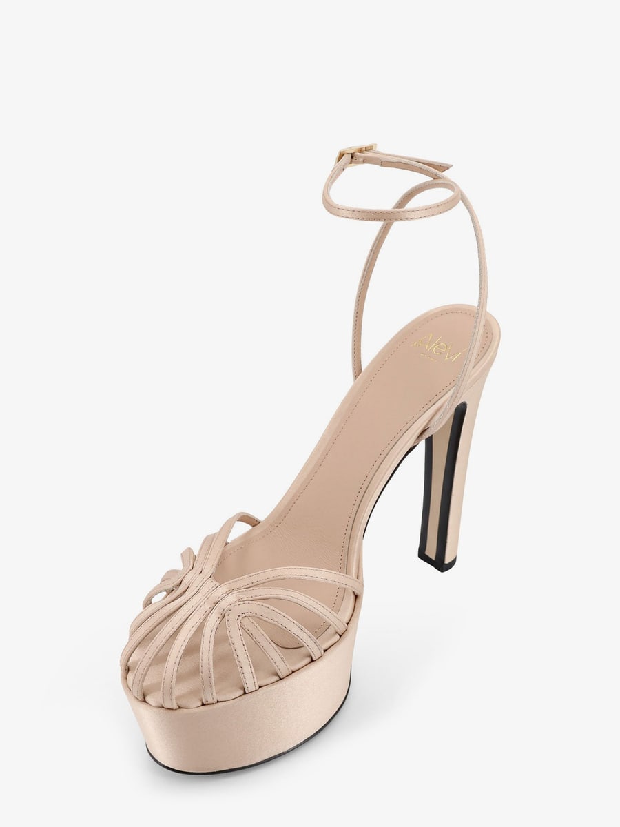 ALEVI' Eva satin sandals, view 4