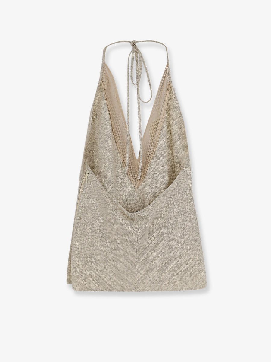 ALYSI Viscose and linen top, view 2