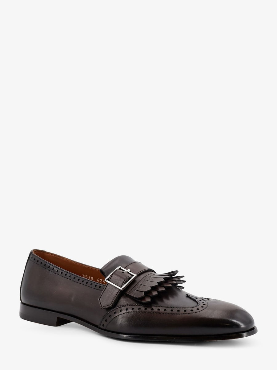 DOUCAL'S Decò leather loafers, view 2