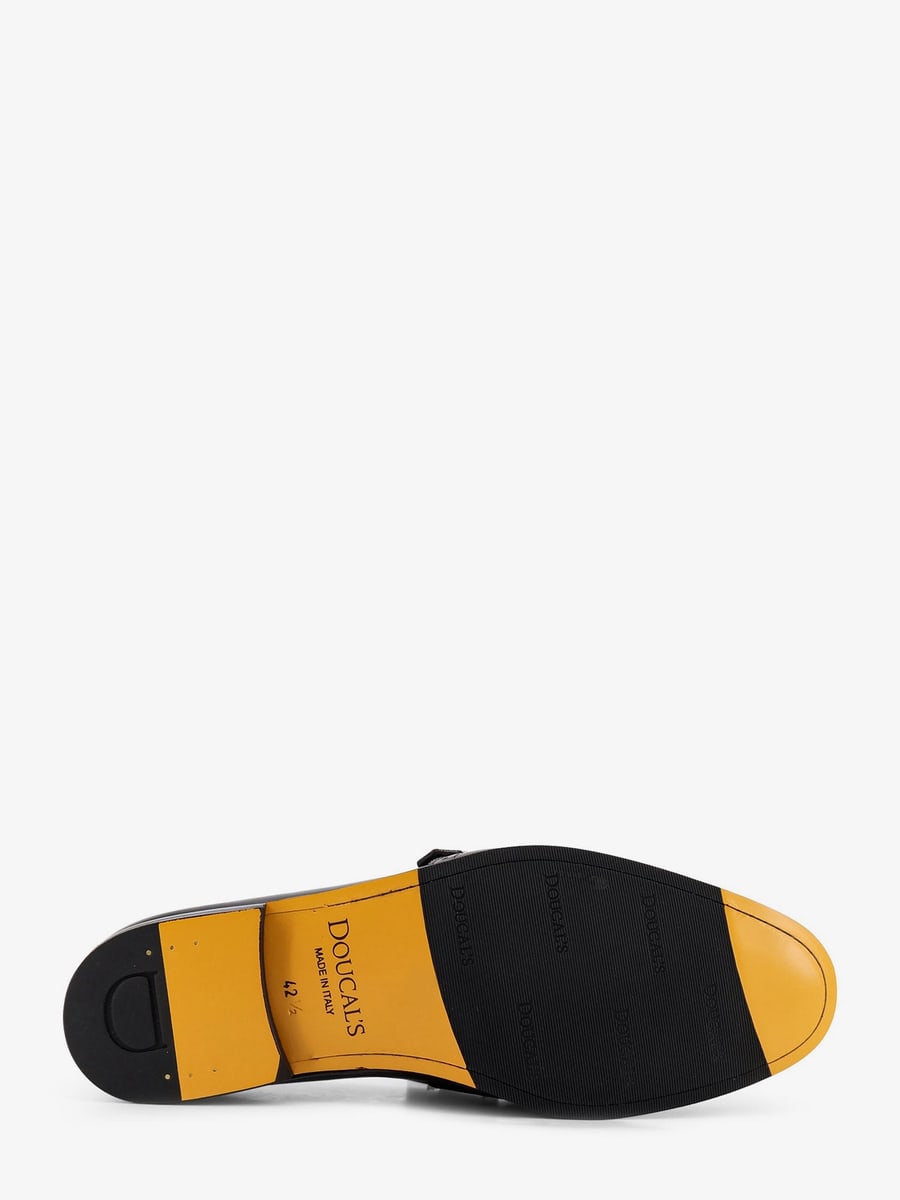 DOUCAL'S Decò leather loafers, view 4