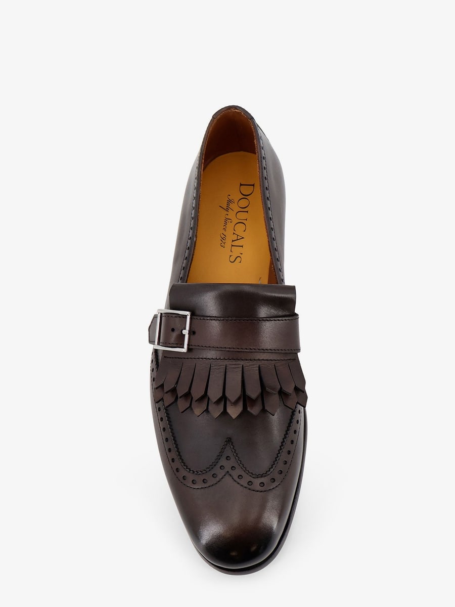 DOUCAL'S Decò leather loafers, view 5