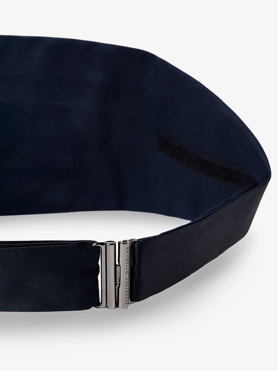 Brunello Cucinelli Cotton and silk cummerbund, view 3