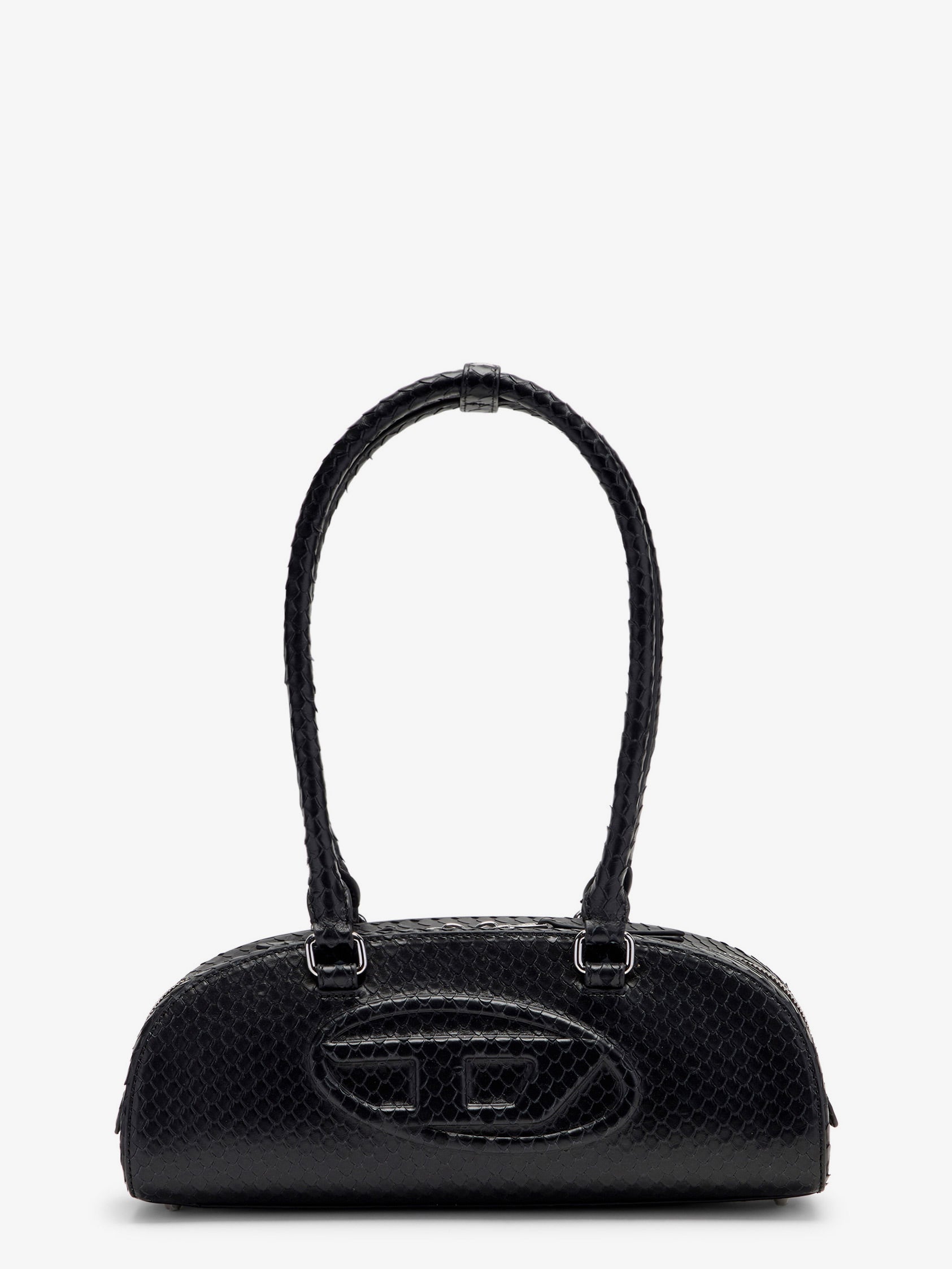 Diesel 1DR python effect leather shoulder bag