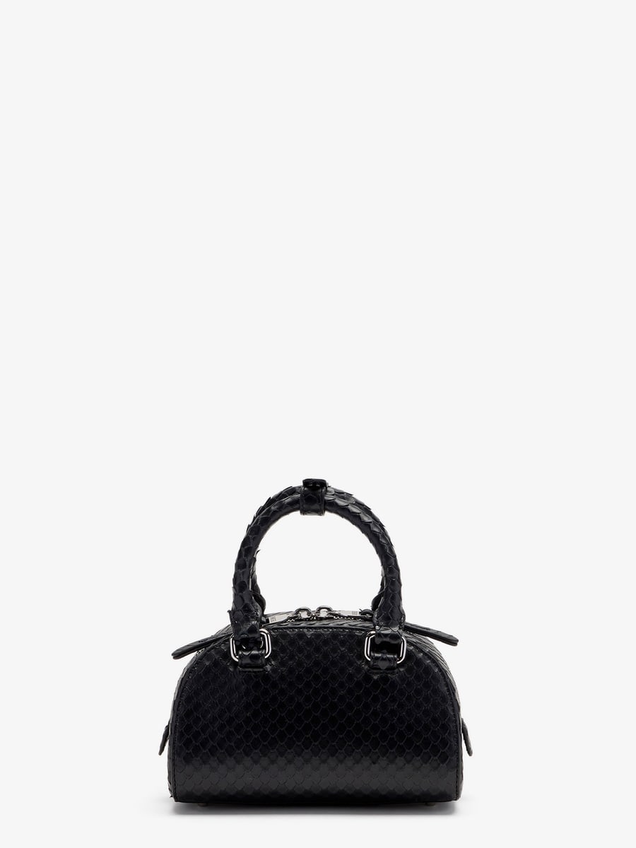 Diesel 1DR Dome python leather crossbody bag, view 3