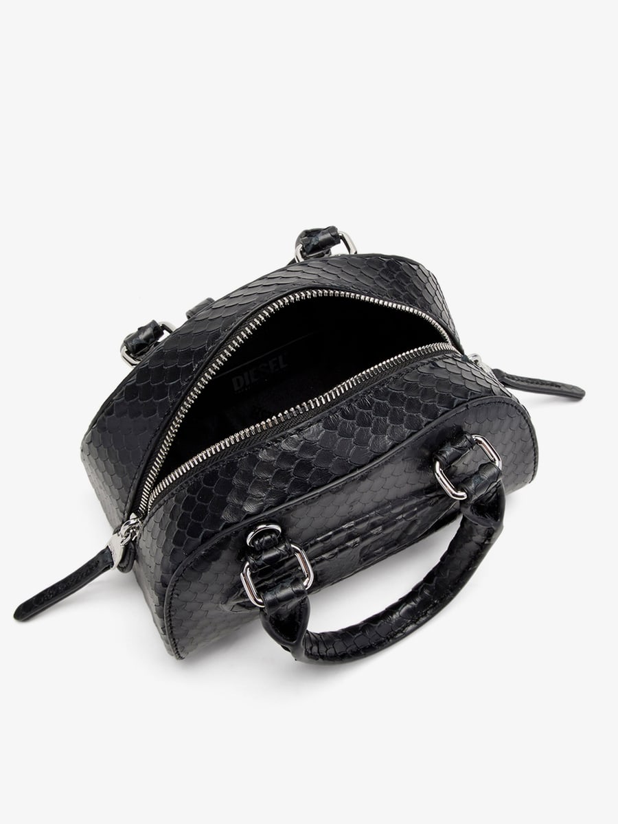 Diesel 1DR Dome python leather crossbody bag, view 6