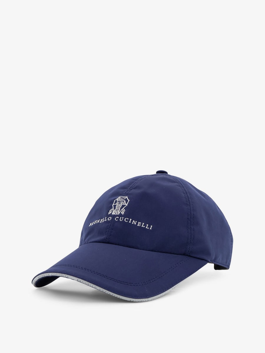 Brunello Cucinelli Baseball Hat with Logo, view 2