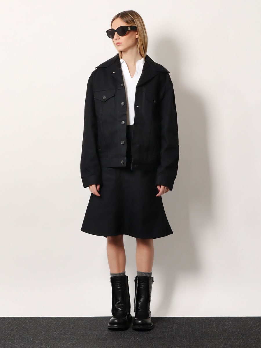 Balenciaga Standing denim jacket, view 2