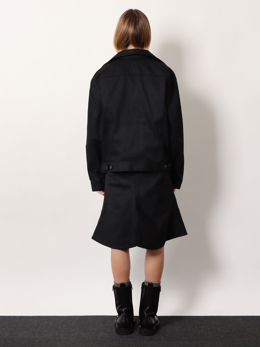 Balenciaga Standing denim jacket, view 3