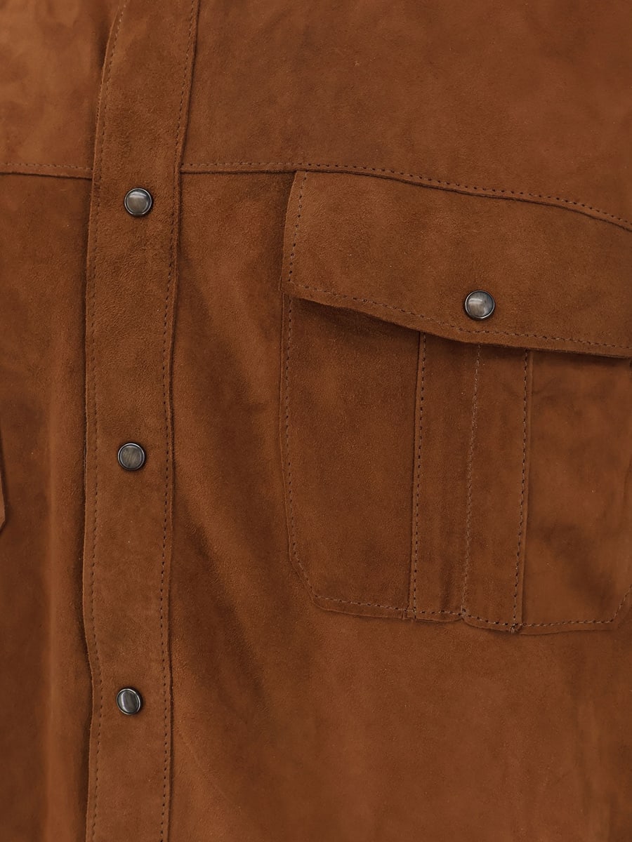 DFOUR Suede shirt, view 3