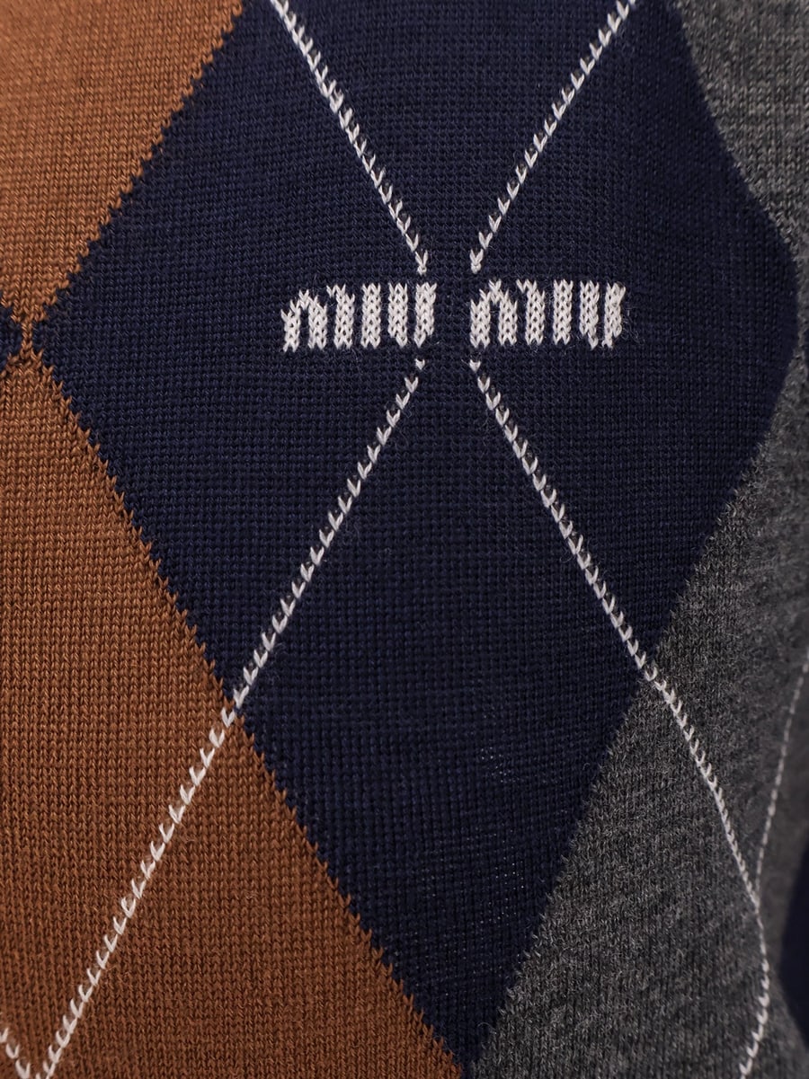 Miu Miu Virgin wool sweater, view 6