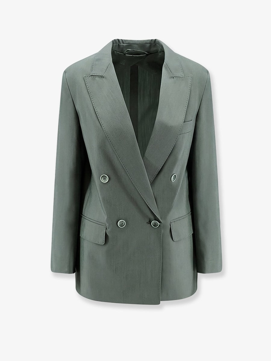 Max Mara Mxmalbata virgin wool and silk blazer