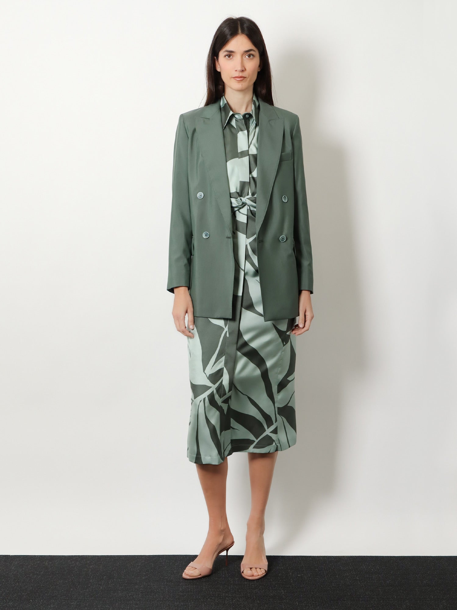 Max Mara Mxmalbata virgin wool and silk blazer, view 2
