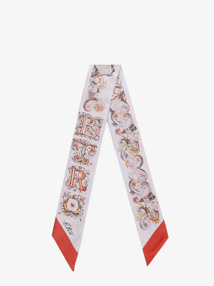 Etro Silk bandeau with paisley print, view 2