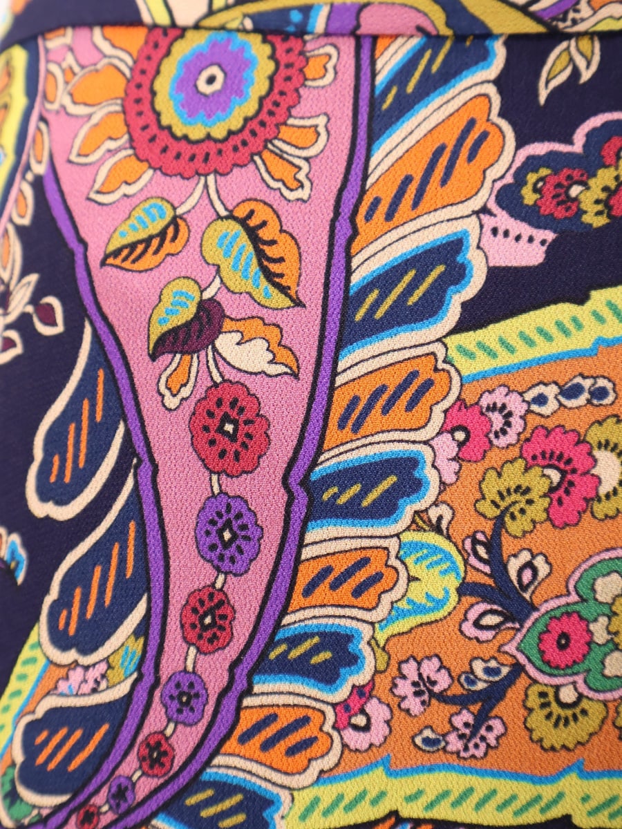 Etro Multicolor viscose skirt, view 3
