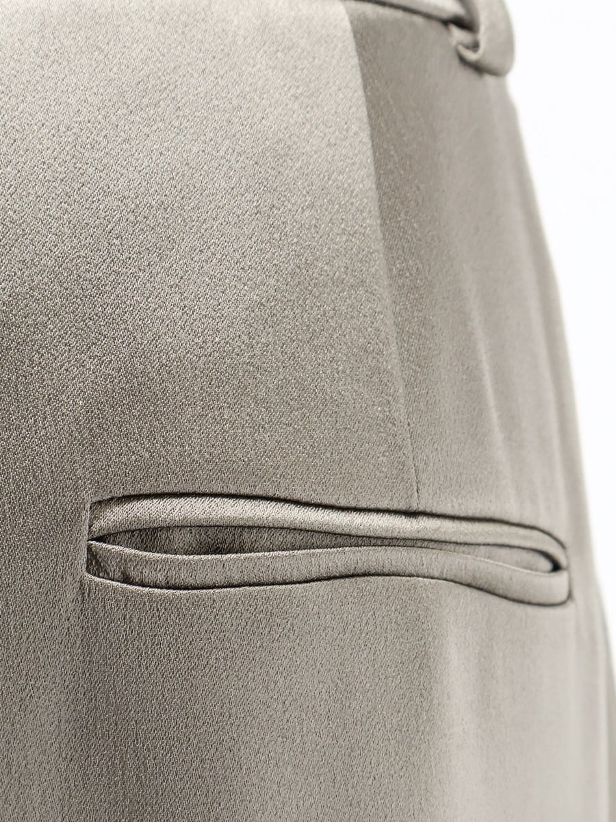 ALYSI Satin trousers, view 3