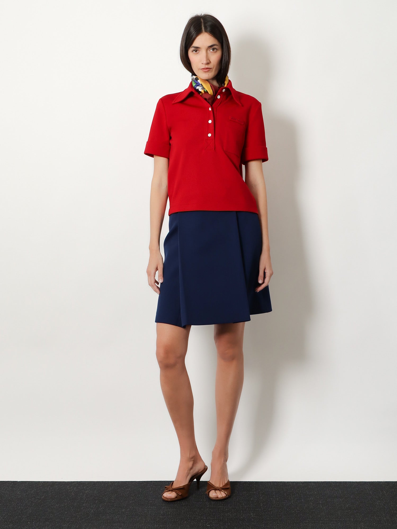 Miu Miu Skirt with pleats, view 2