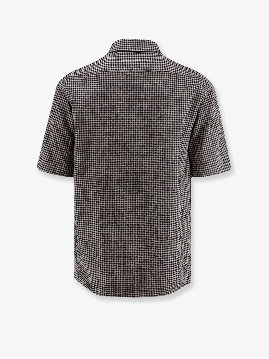 HEVO Cotton blend shirt with checked pattern, view 2