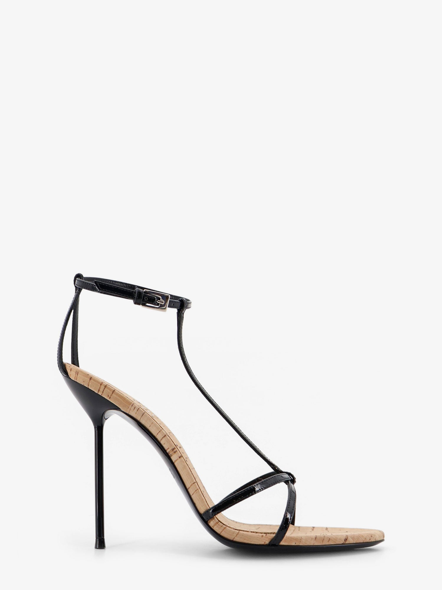 PARIS TEXAS Lidia leather and cork sandals