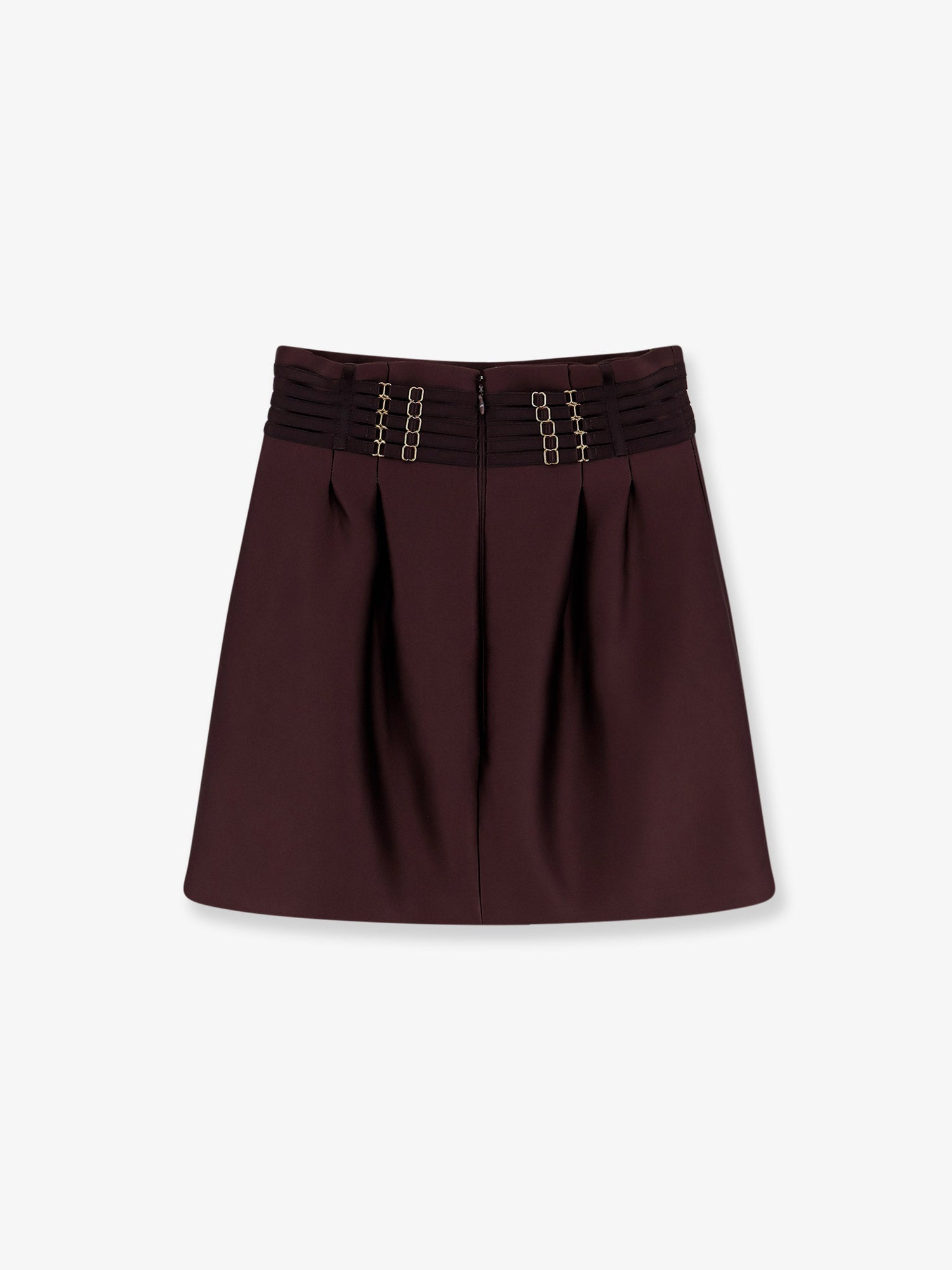Elisabetta Franchi Satin mini skirt, view 2