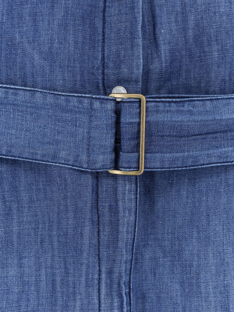 Pinko Visione light denim jumpsuit, view 3