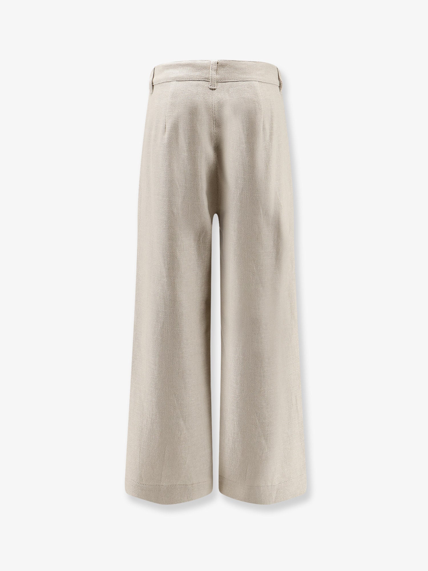 'S Max Mara Stretch cotton and linen trousers, view 2