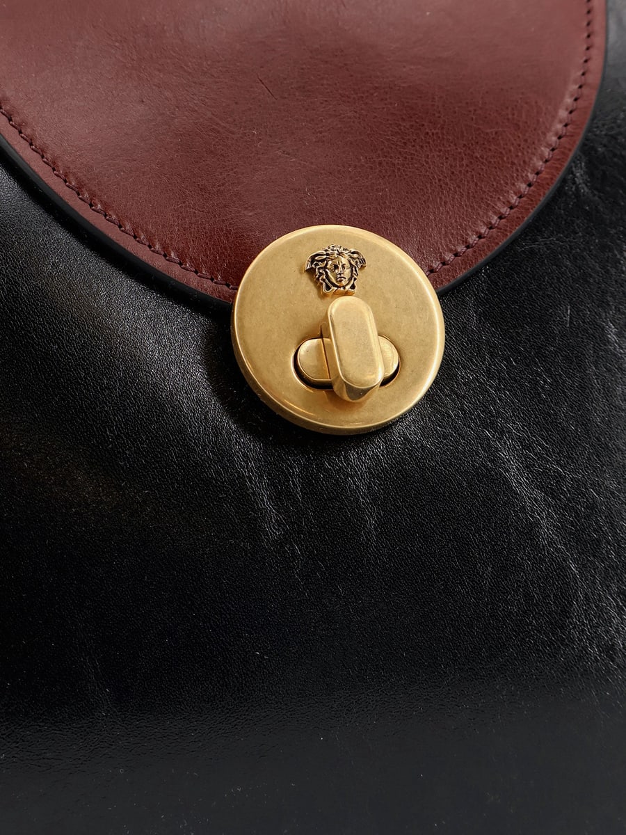 Versace Vivian leather shoulder bag, view 6