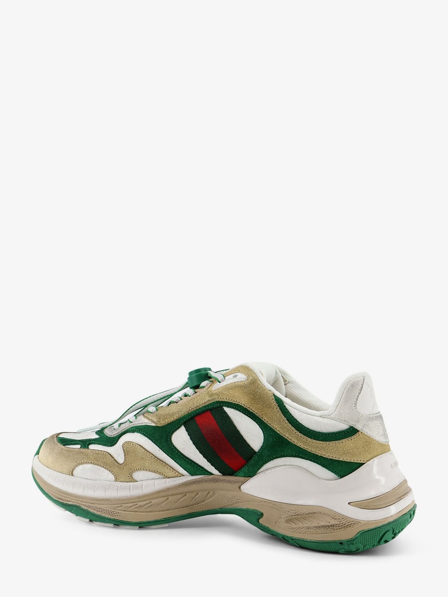 Gucci Suede sneakers with side Web detail, view 3