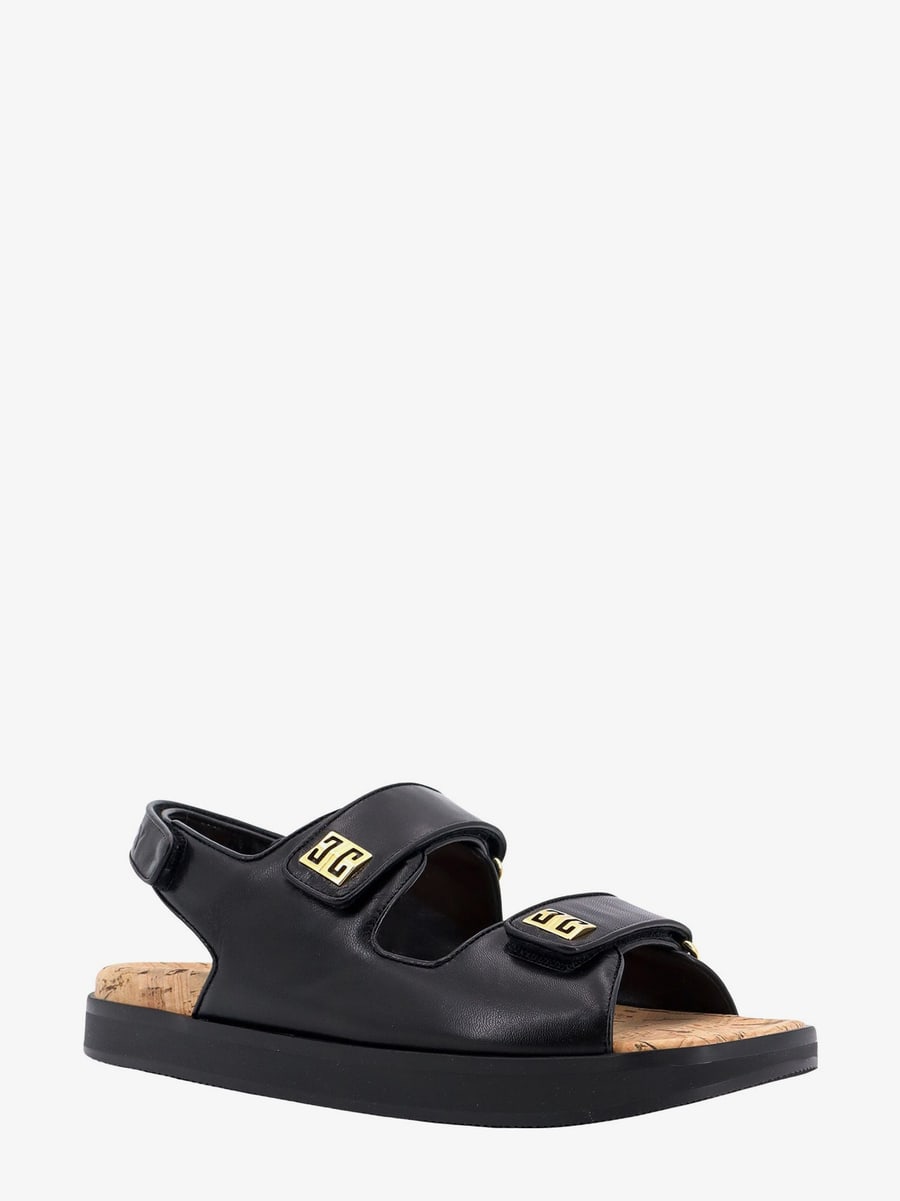 Givenchy Leather sandals with 4g buckles, view 2