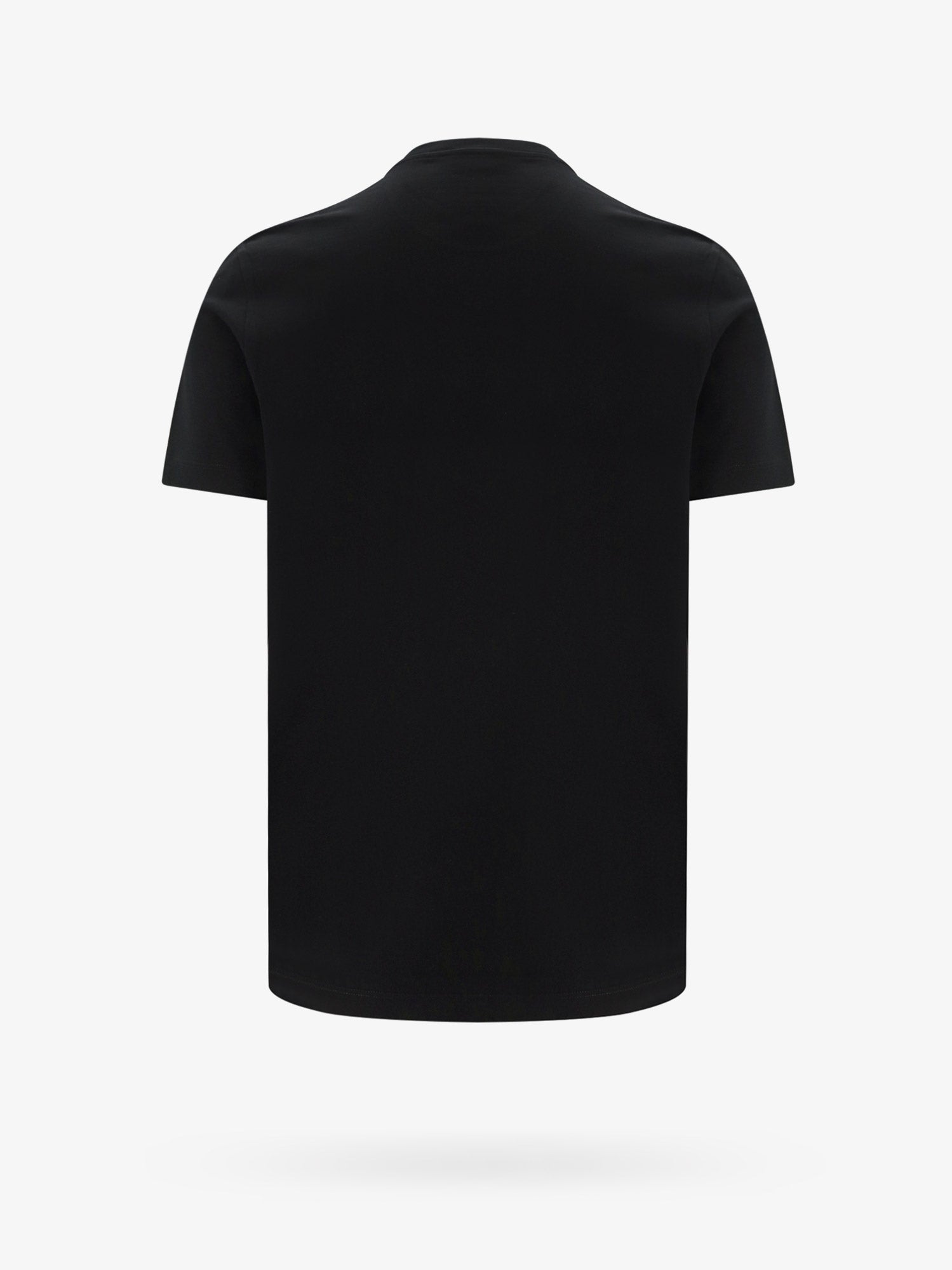 Versace Cotton t-shirt with embroidered logo on the front, view 2