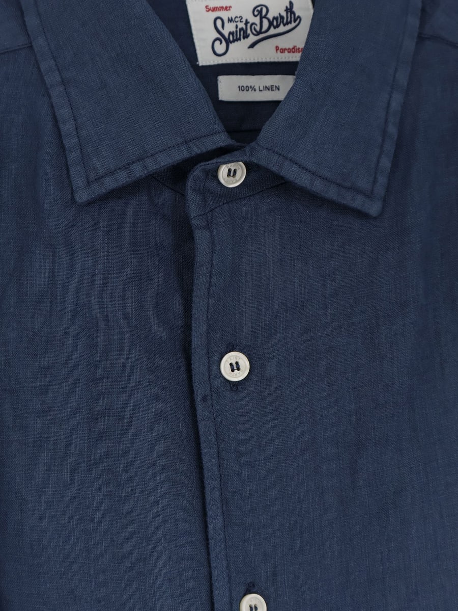 MC2 SAINT BARTH Linen shirt, view 3