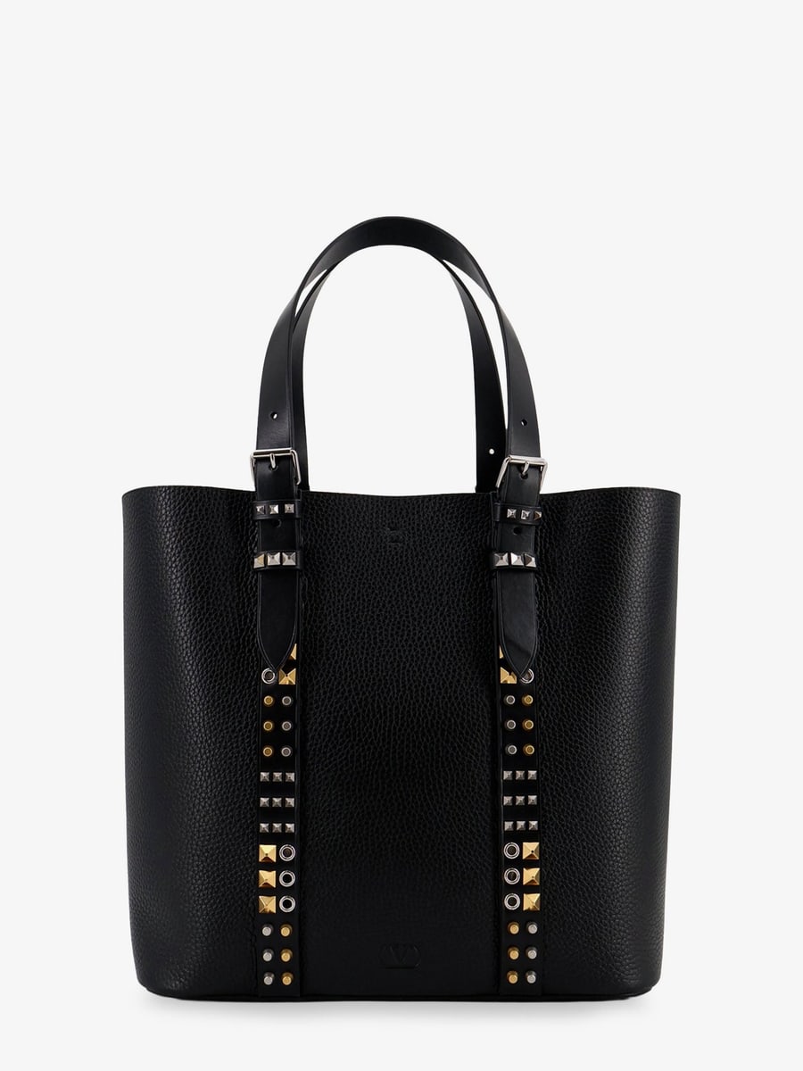 Valentino Garavani Leather shoulder bag with iconic studs