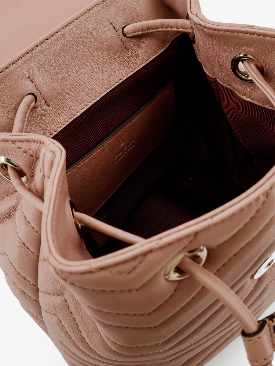 Gucci Mini GG Marmont leather backpack, view 4